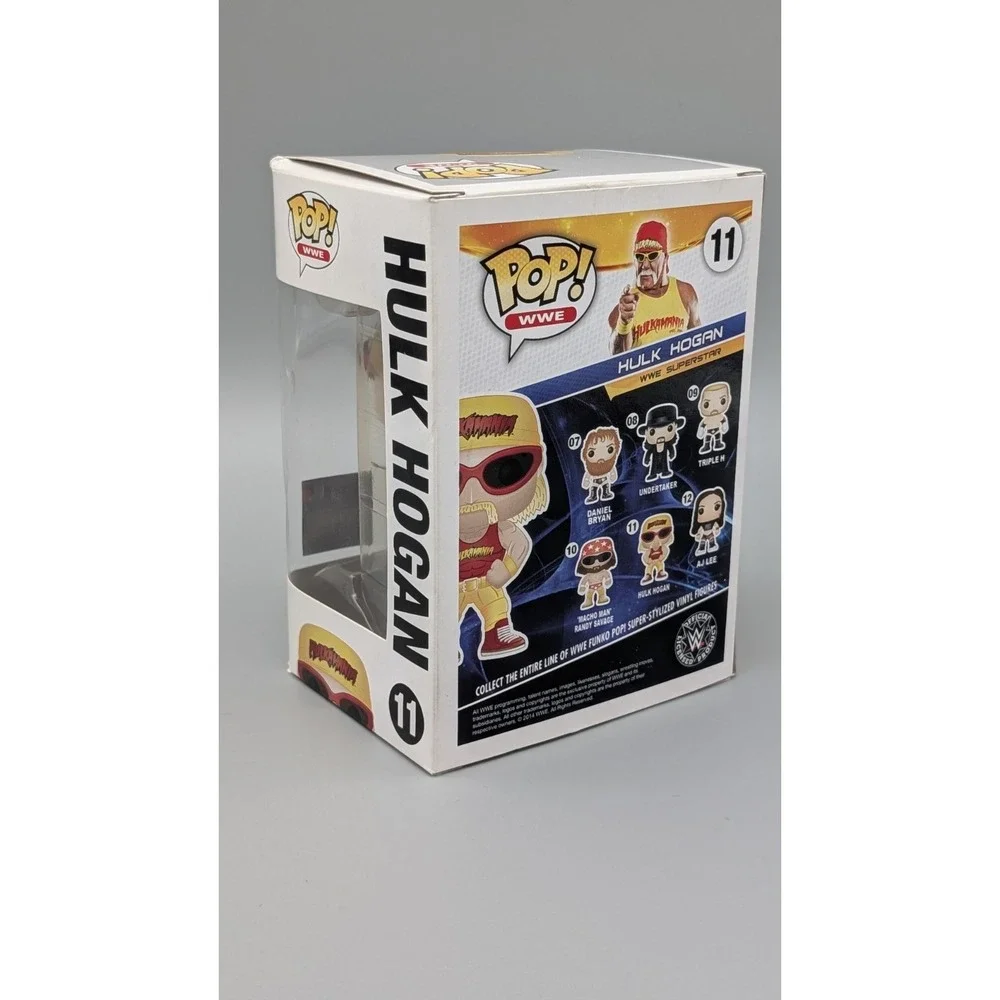 WWE Hulk Hogan Funko Pop Vinyl Figure #11 Hologram‎ Box Wrestling